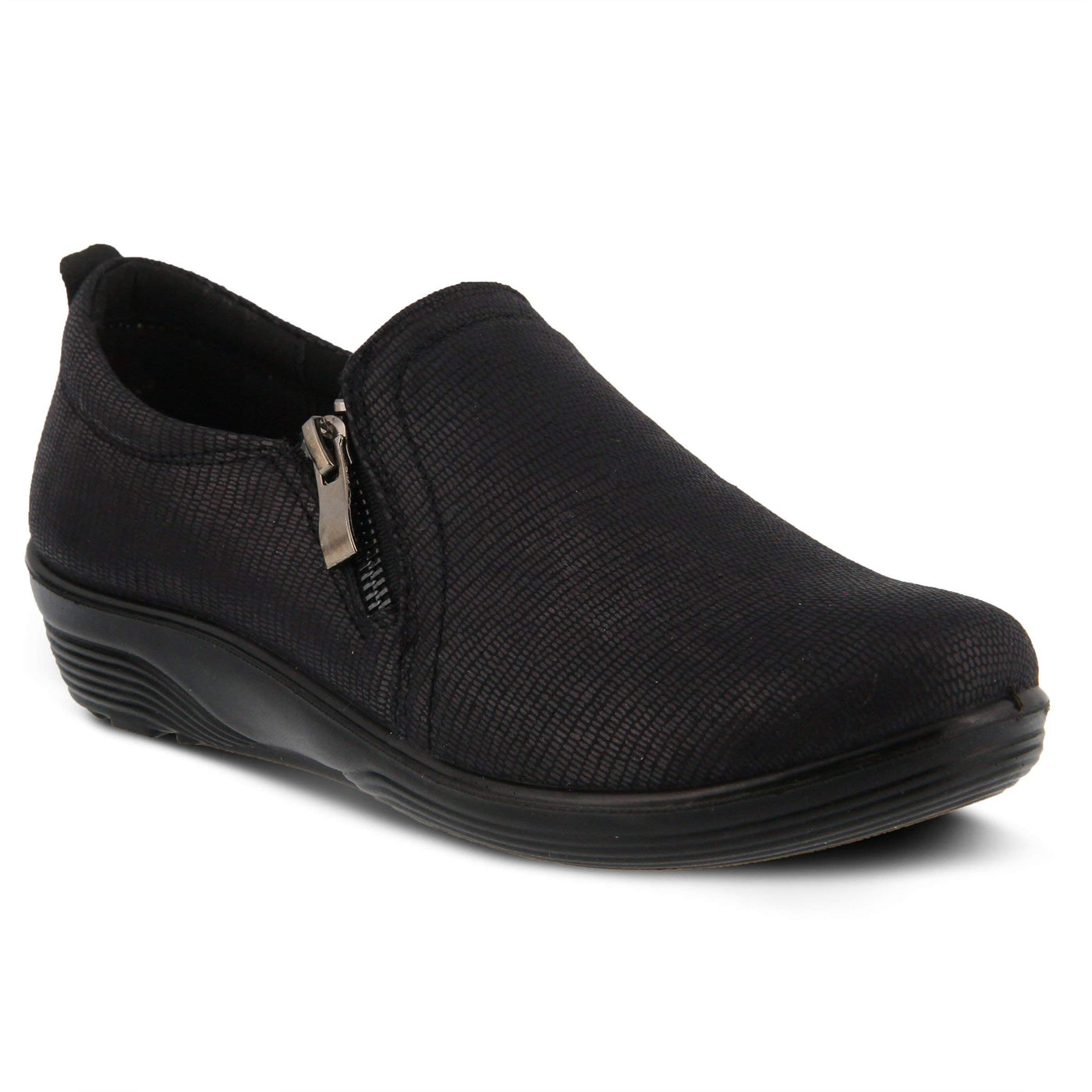 Flexus by Spring Step Women's MANDIELLA Loafer Flat, Black, 5.5-6