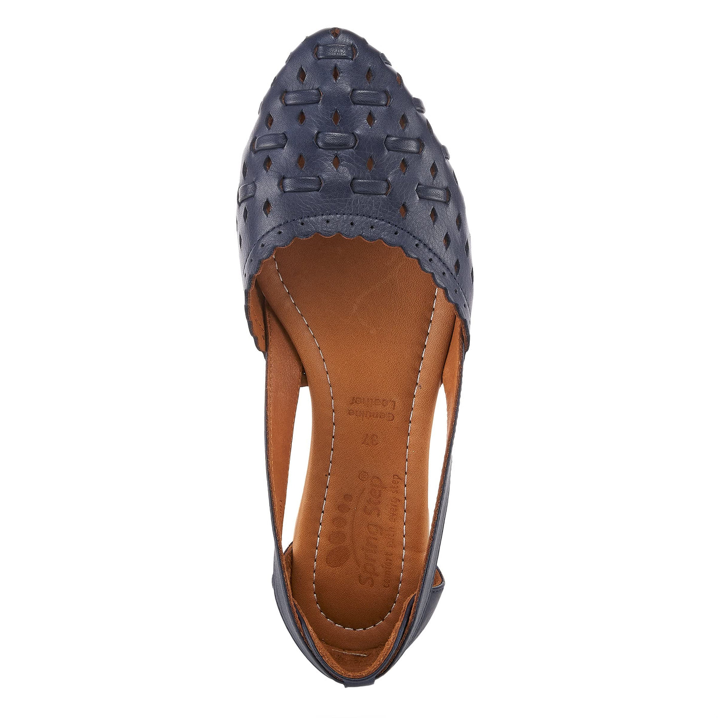 Spring Step Women's Delorse Slip-On Shoe Navy EU 37 / US 6.5-7