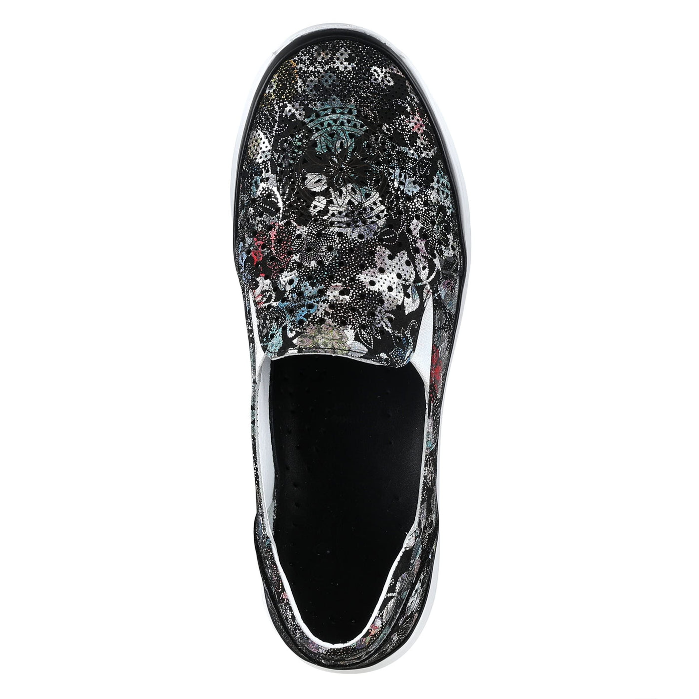 Spring Step Women's Roxy Slip-On Shoe Black Multi EU 36 / US 5.5-6