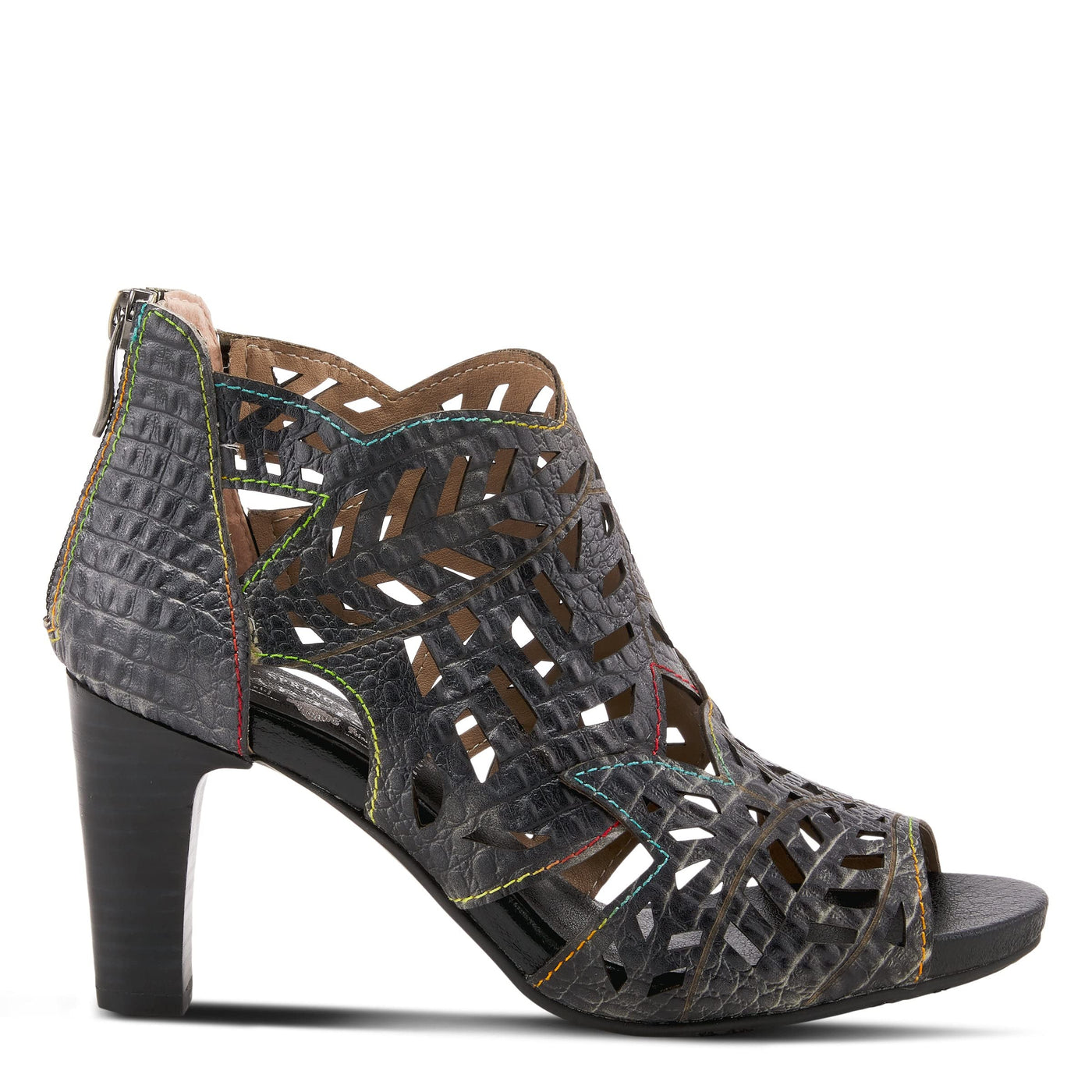 Spring Step L`Artiste Women's Amora Sandals Charcoal EU 40 / US 9