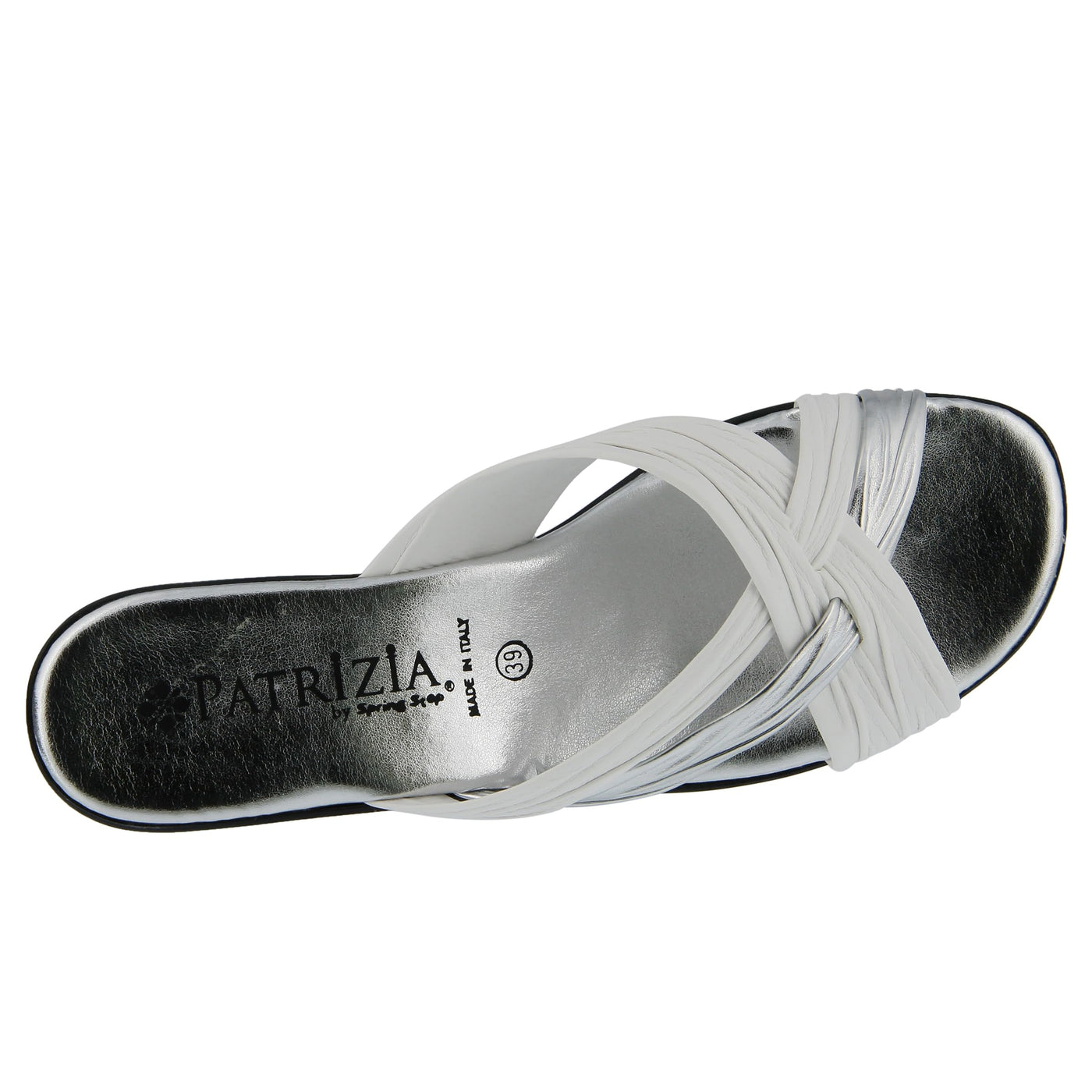 PATRIZIA Women's Apricot Slide Wedge Sandal White EU 39/8.5