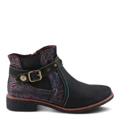 Spring Step L'Artiste Airies Women's Chelsea Boot - Edgy Studs, Ornate Embellishments, Show-Stopping Style Black Metallic EU 36 / US 5.5-6