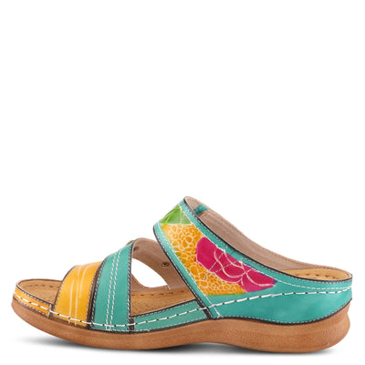 L'Artiste Women's Udaya Mint Green Multi 11 B(M) US