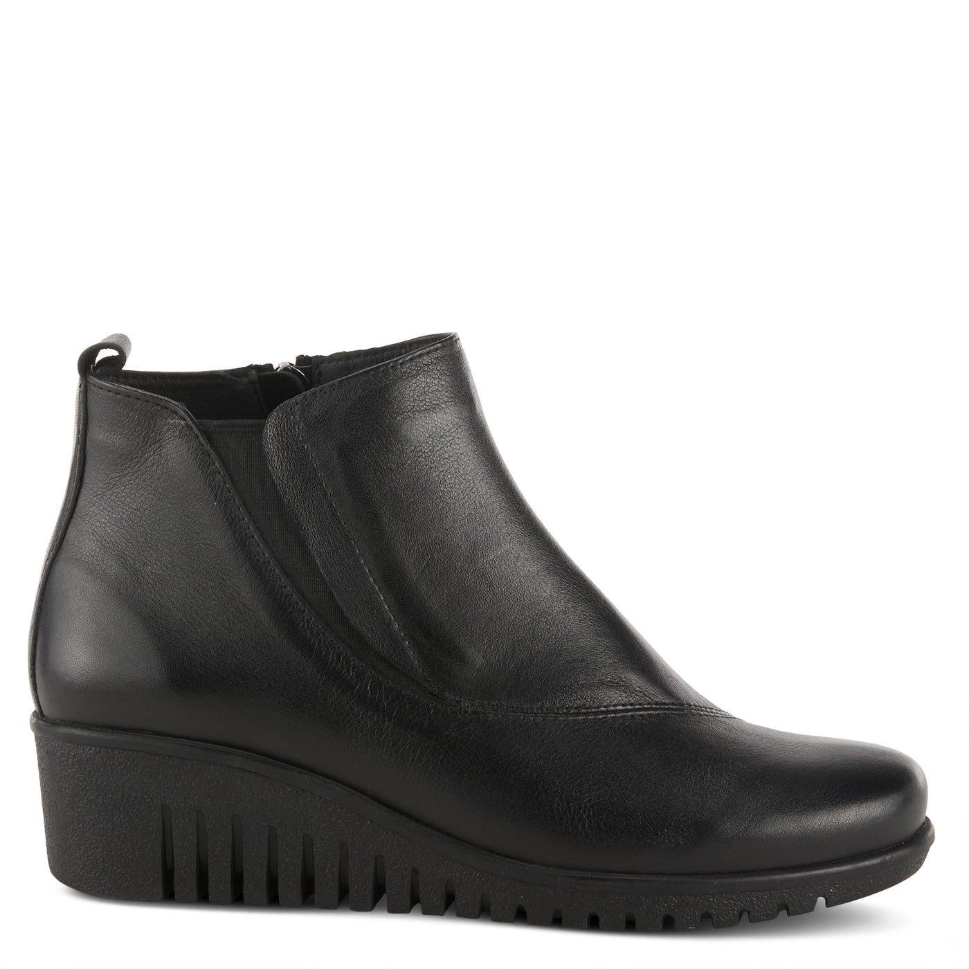 Spring Step Women's Aaronela Leather Bootie Black EU 37 / US 6.5-7