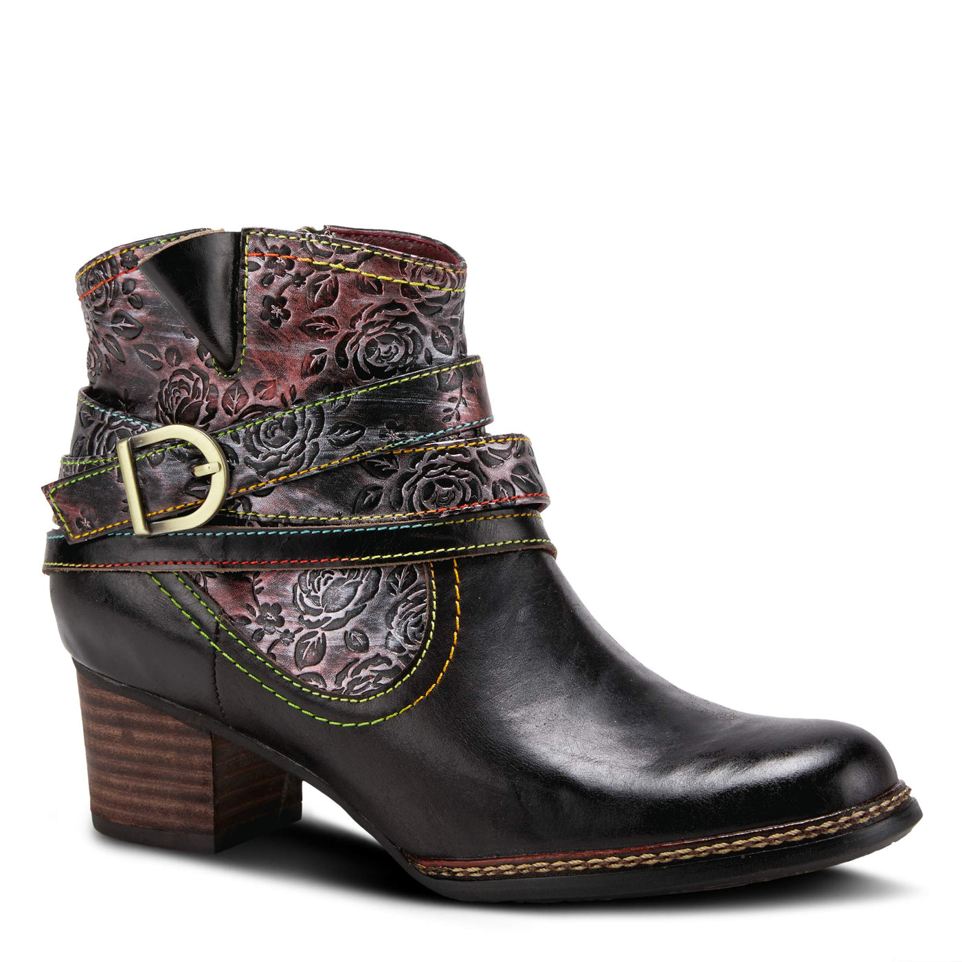 Spring Step L'Artiste Women's Shazzam-Rose Black Multi EU 40 / US 9