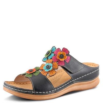 L'ARTISTE IZNA SLIDE SANDALS GREY MULTI / EU 41 / US 9.5-10