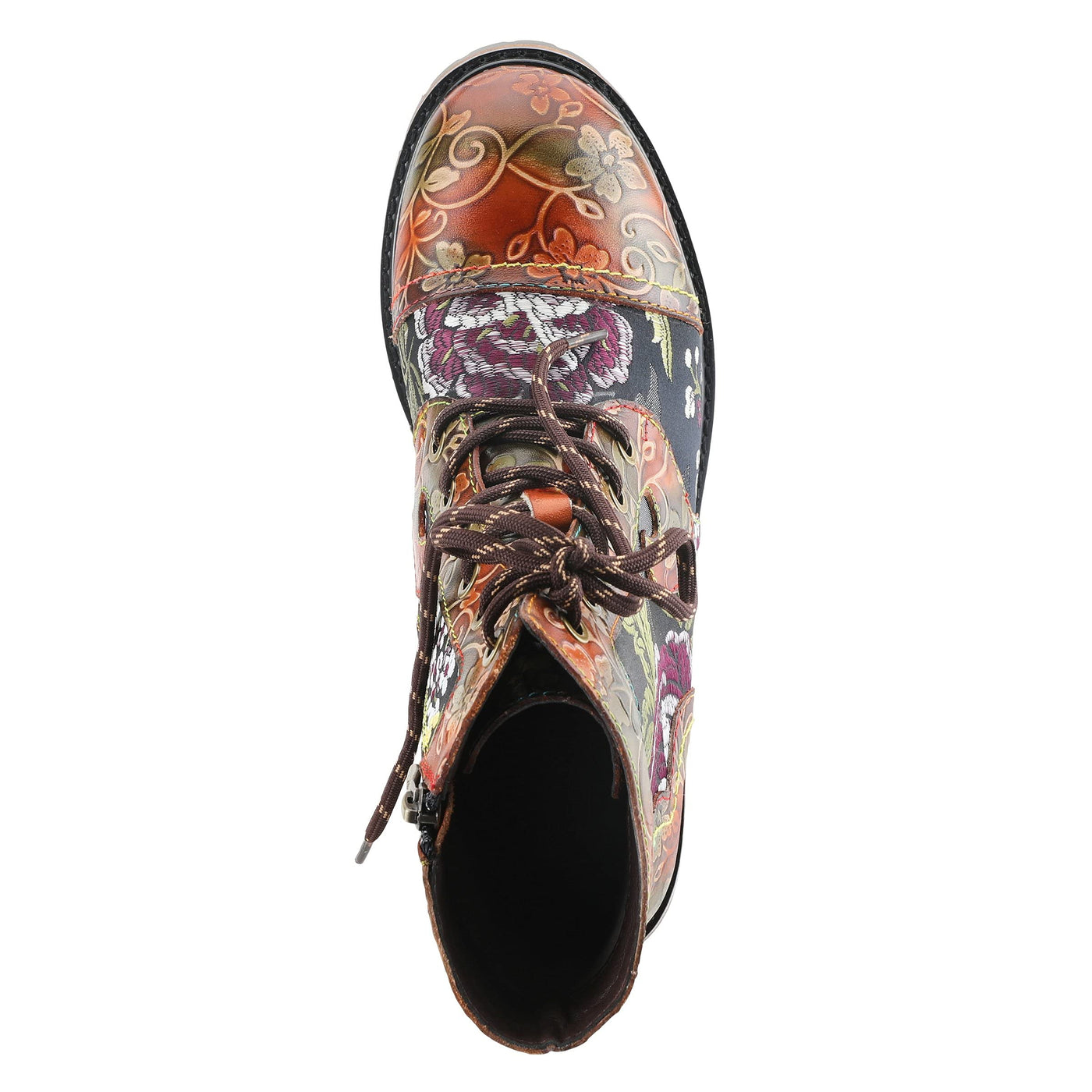 Spring Step L'Artiste Women's Fantastic Bootie Brown Multi EU 35 / US 5