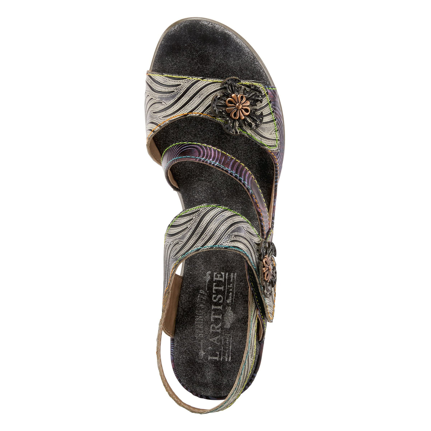 L'Artiste by Spring Step Acarine Purple Multi EU 35 (US Women's 5) M