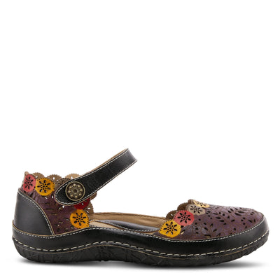 Spring Step L'Artiste Women's Kysandra-Fleur Mary-Jane Shoe Black Multi EU 41 / US 9.5-10