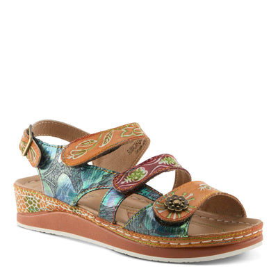 L�Artiste by Spring Step Women's Sumacah-cam Slide Sandal, Camel, 35 EU/5 M US