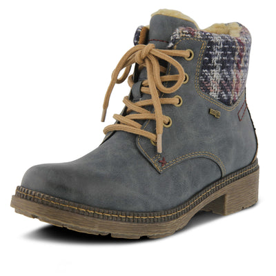 Spring Step Women's Marylee Combat Boot, Navy, 40 M EU Medium EU (US 9 US)