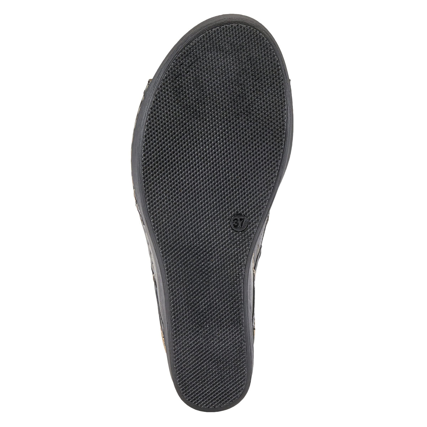 Spring Step Women's Fusawedge Wedge Sandal Black EU 37 / US 6.5-7