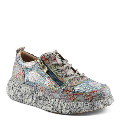 L'Artiste by Spring Step Women's Motion Sneaker, Grey Multi, 7.5-8