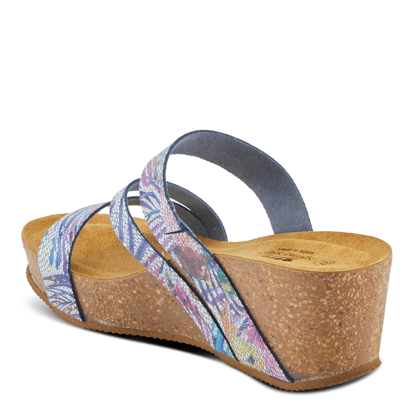 Spring Step Women's Butterpea Sandal, Blue Multi, 9