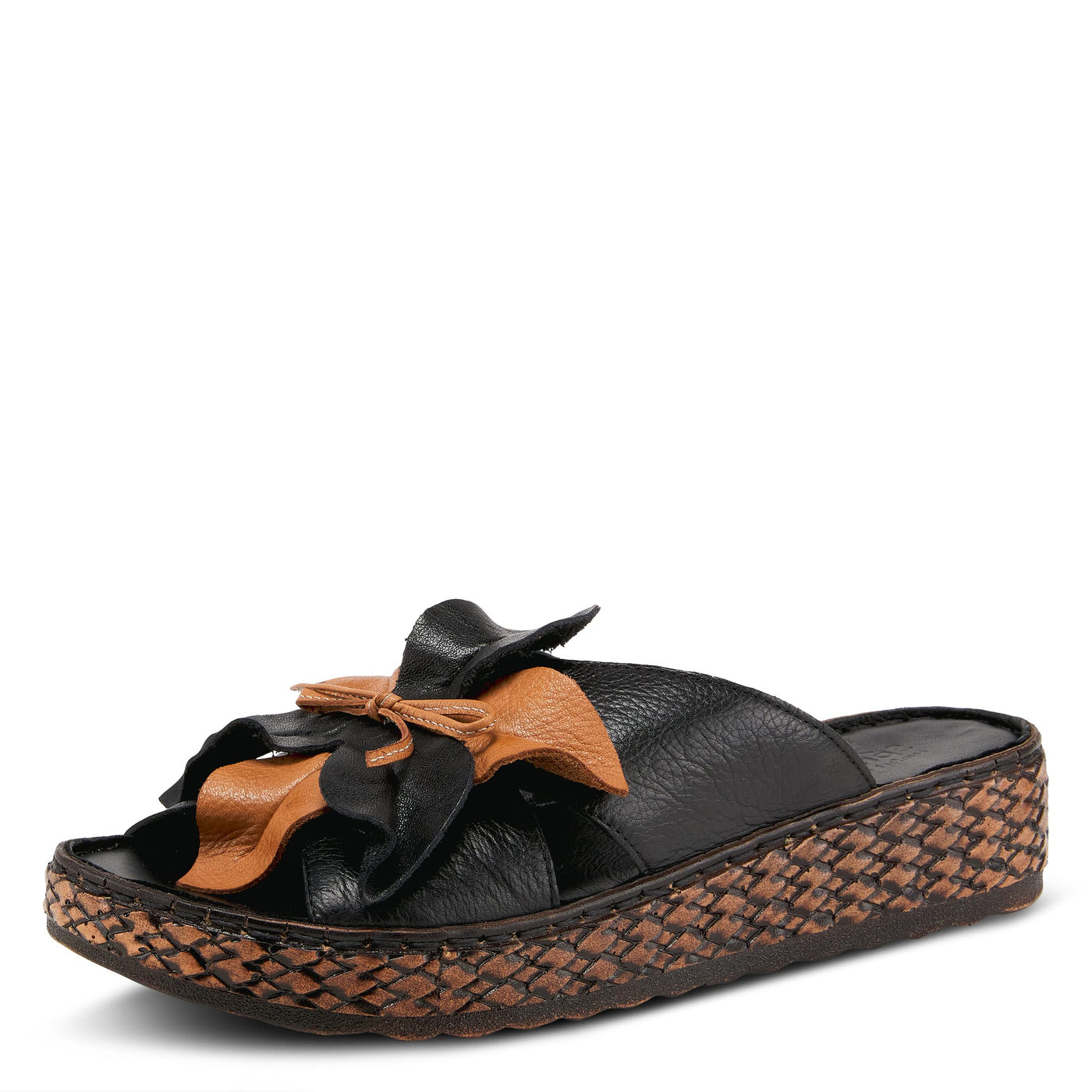 Spring Step Women's Hilary Slide Sandal Black EU 40 / US 9