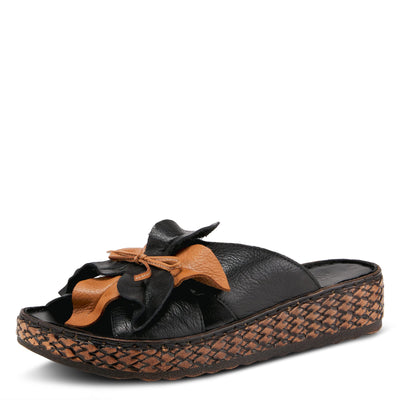 Spring Step Women's Hilary Slide Sandal Black EU 40 / US 9