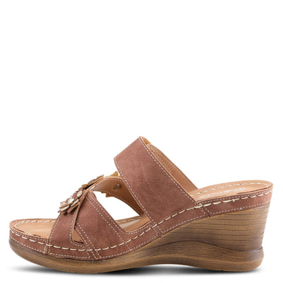 PATRIZIA Women's Lyndsay Slide Sandal Brown EU 40 / US 9