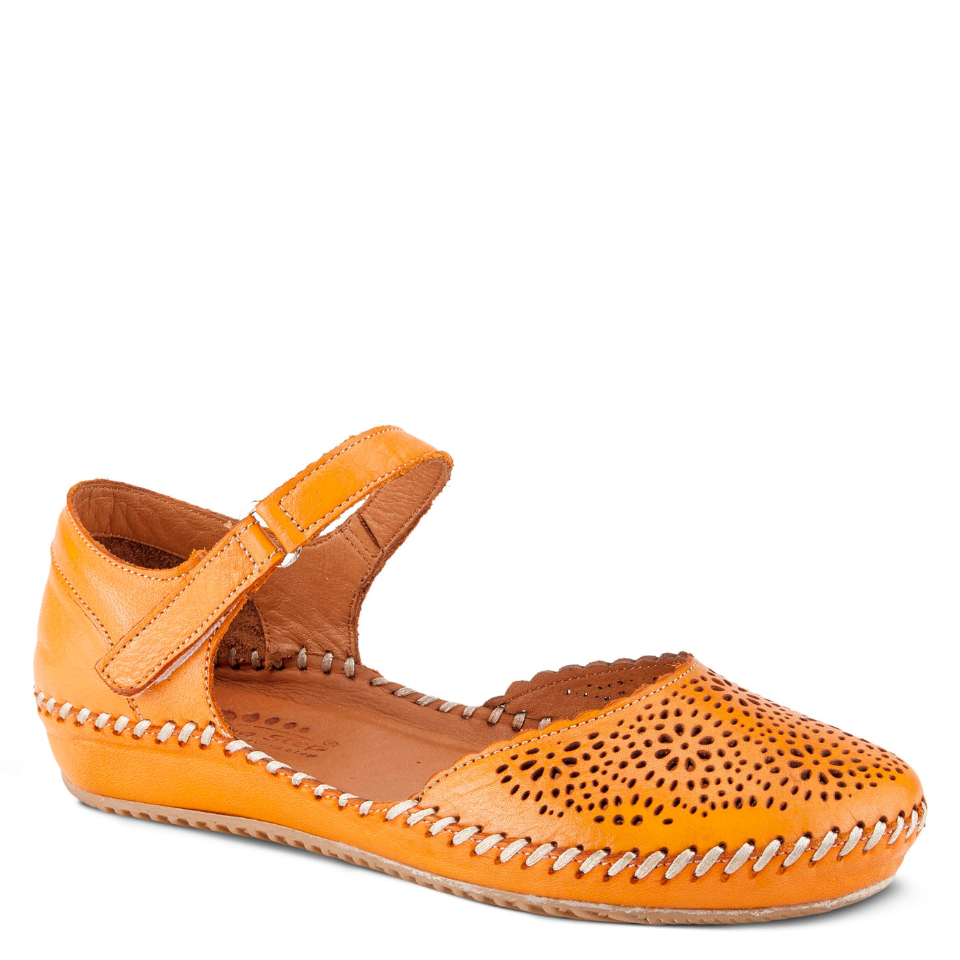 Spring Step Women's Wallania Mary-Jane Sandal Mango EU 39 / US 8.5