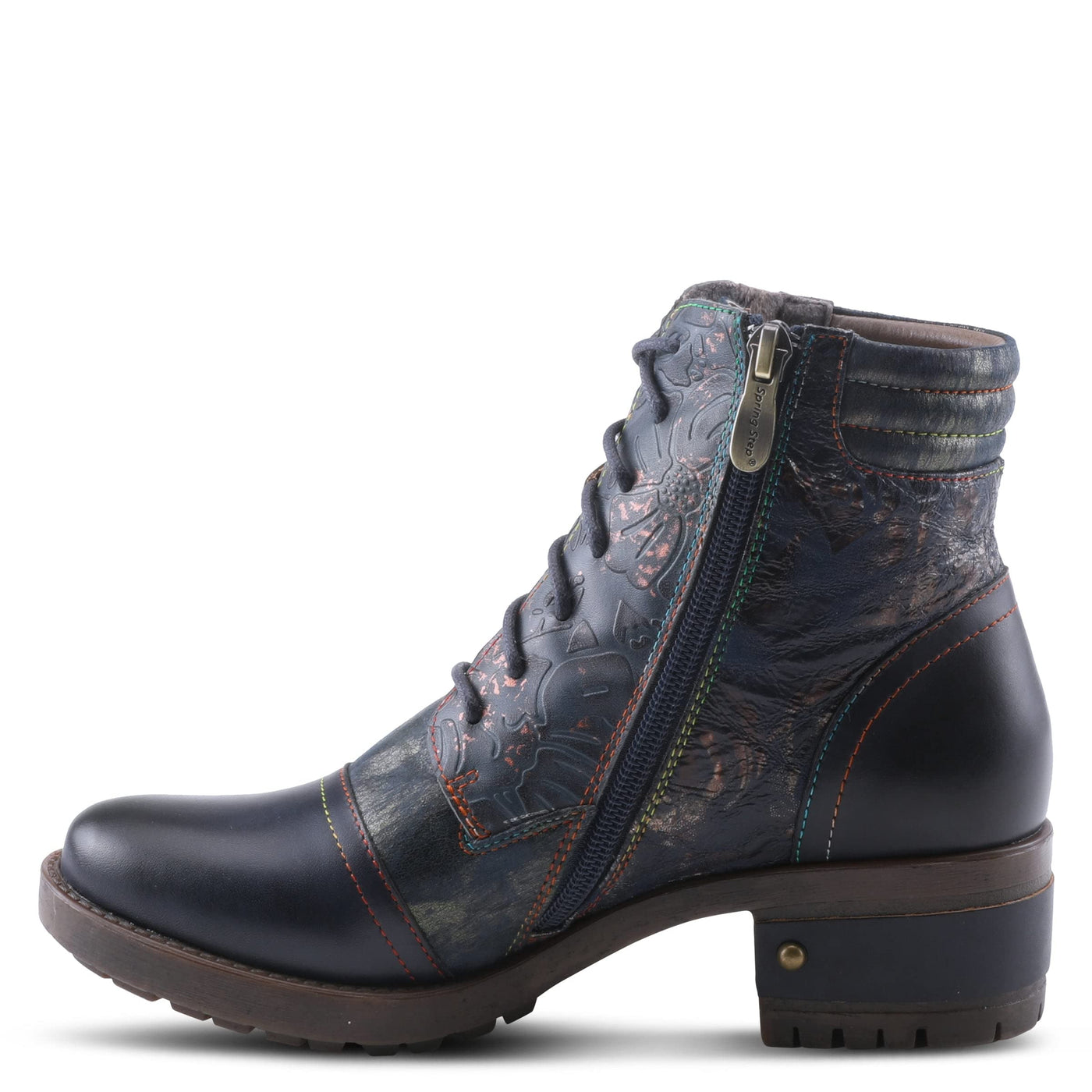 Spring Step L`Artiste Women's Sunsetride Boot Navy Multi EU 40 / US 9