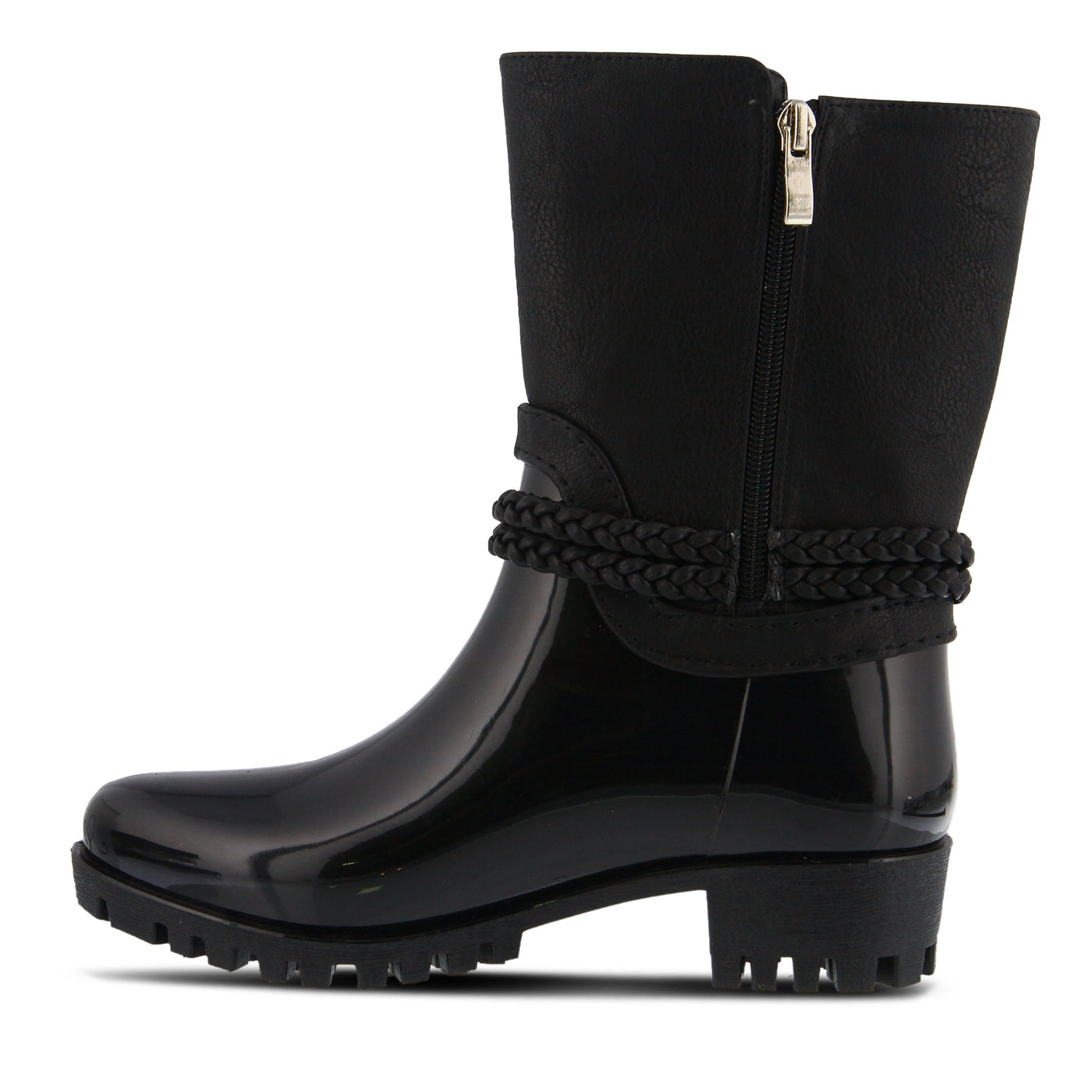 Spring Step Women's Glover Rain Boot, Black, 40 M EU Medium EU (US 9 US)