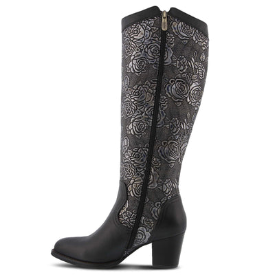 L'ARTISTE by Spring Step Neena Black Multi Shoe US 7.5-8
