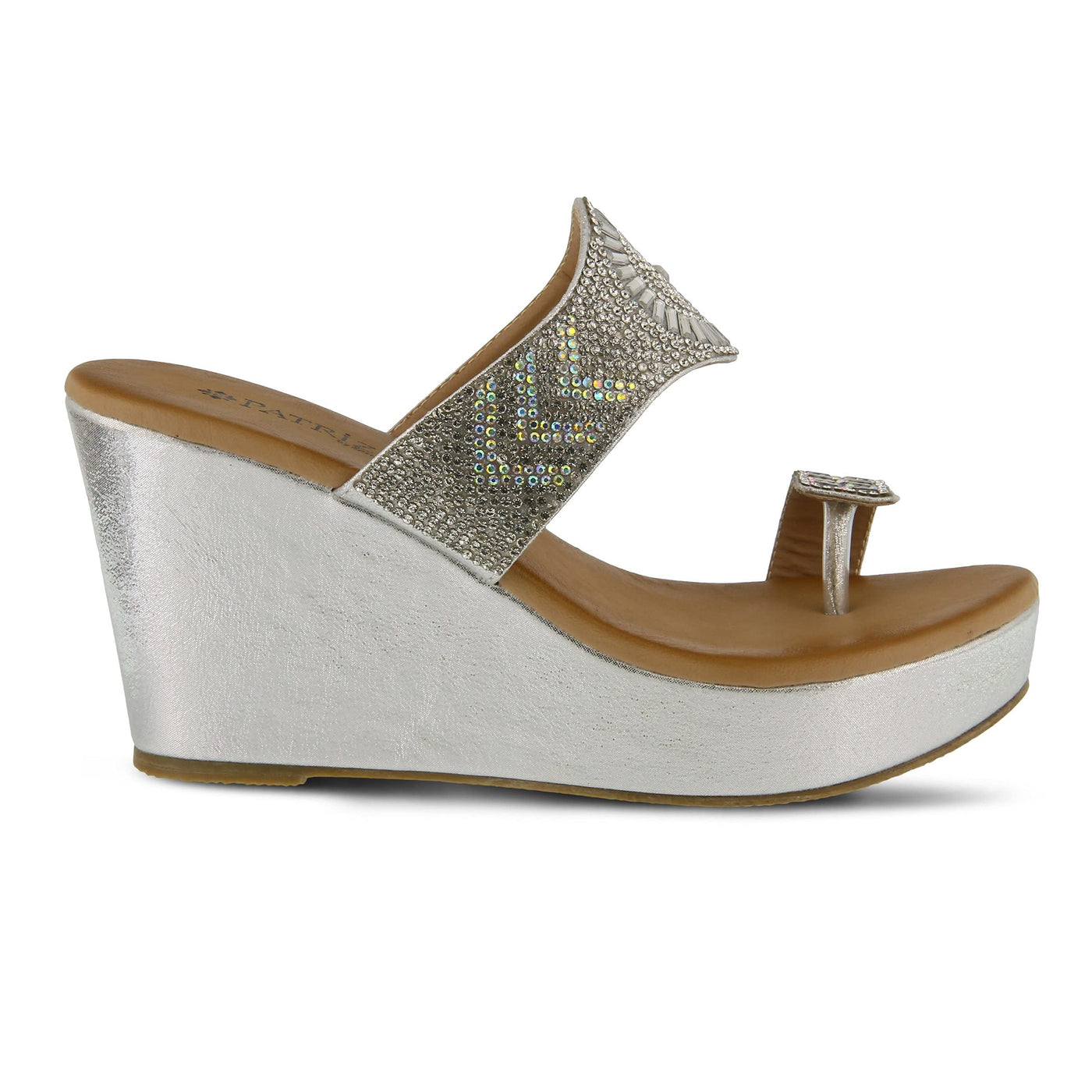 PATRIZIA Women's Heena Sandals Silver EU 42 / US 10.5-11