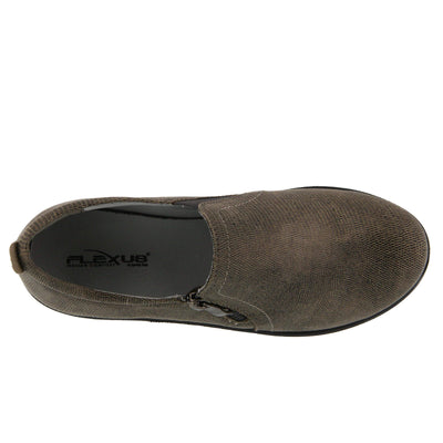 Flexus by Spring Step Women MANDIELLA Loafer Flat, Grey, 6.5-7