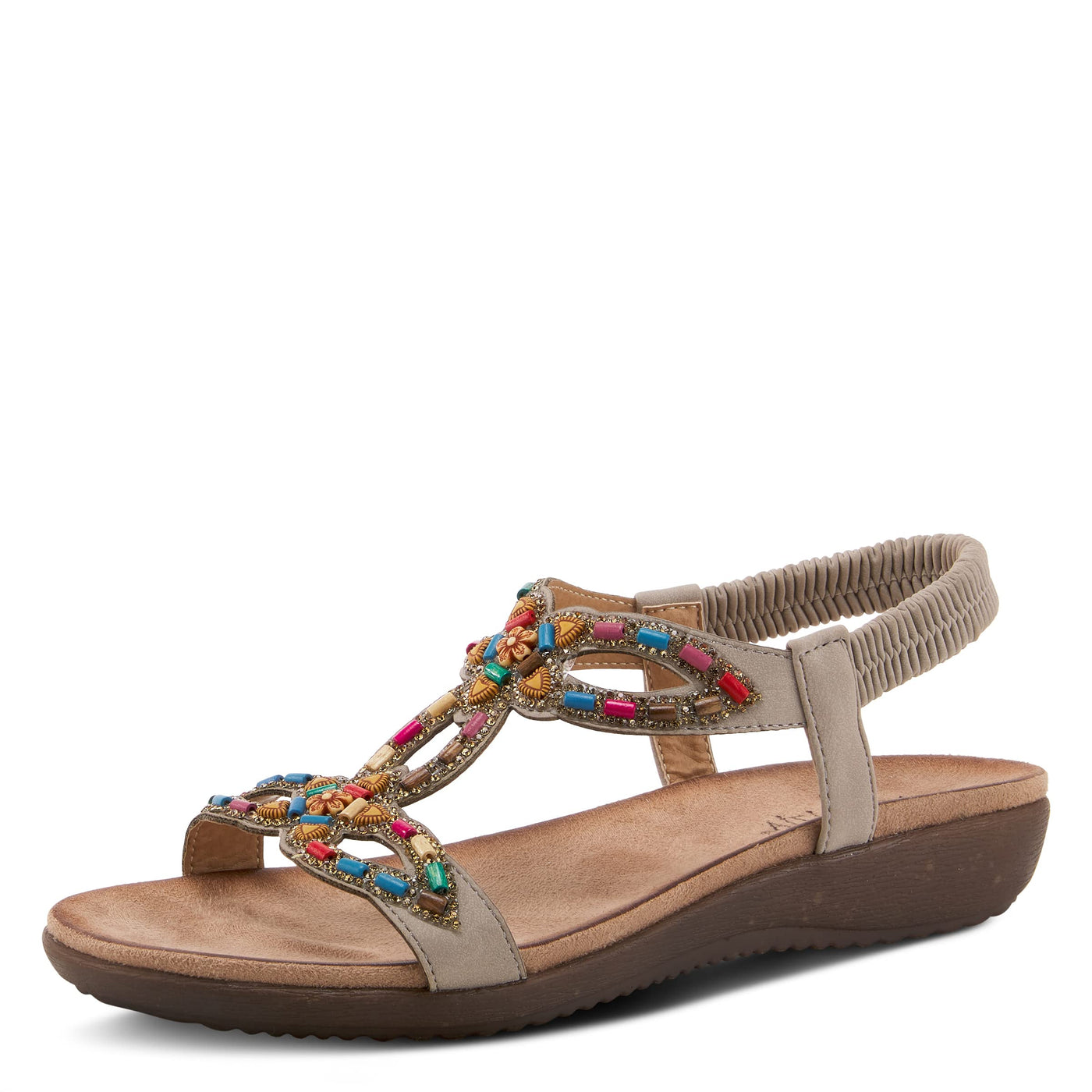 PATRIZIA Women's Volcanic Slingback Sandal Grey EU 36 / US 5.5-6