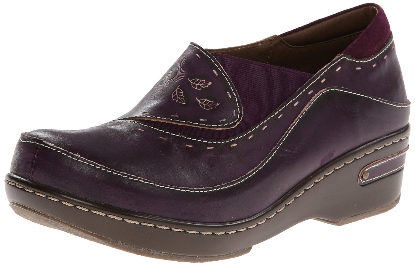L'artiste by Spring Step Women's Burbank Mule, Purple, 40 EU/9 M US