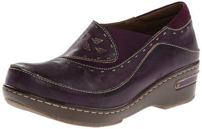 L'artiste by Spring Step Women's Burbank Mule, Purple, 36 EU/5.5-6 M US