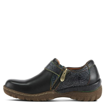 Spring Step L'Artiste Women's Gyarados Leather Slipper Black Multi EU 37 / US 6.5-7