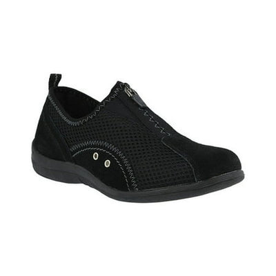 Spring Step Racer Zip Sneaker in Black Suede at Nordstrom, Size 10.5-11Us