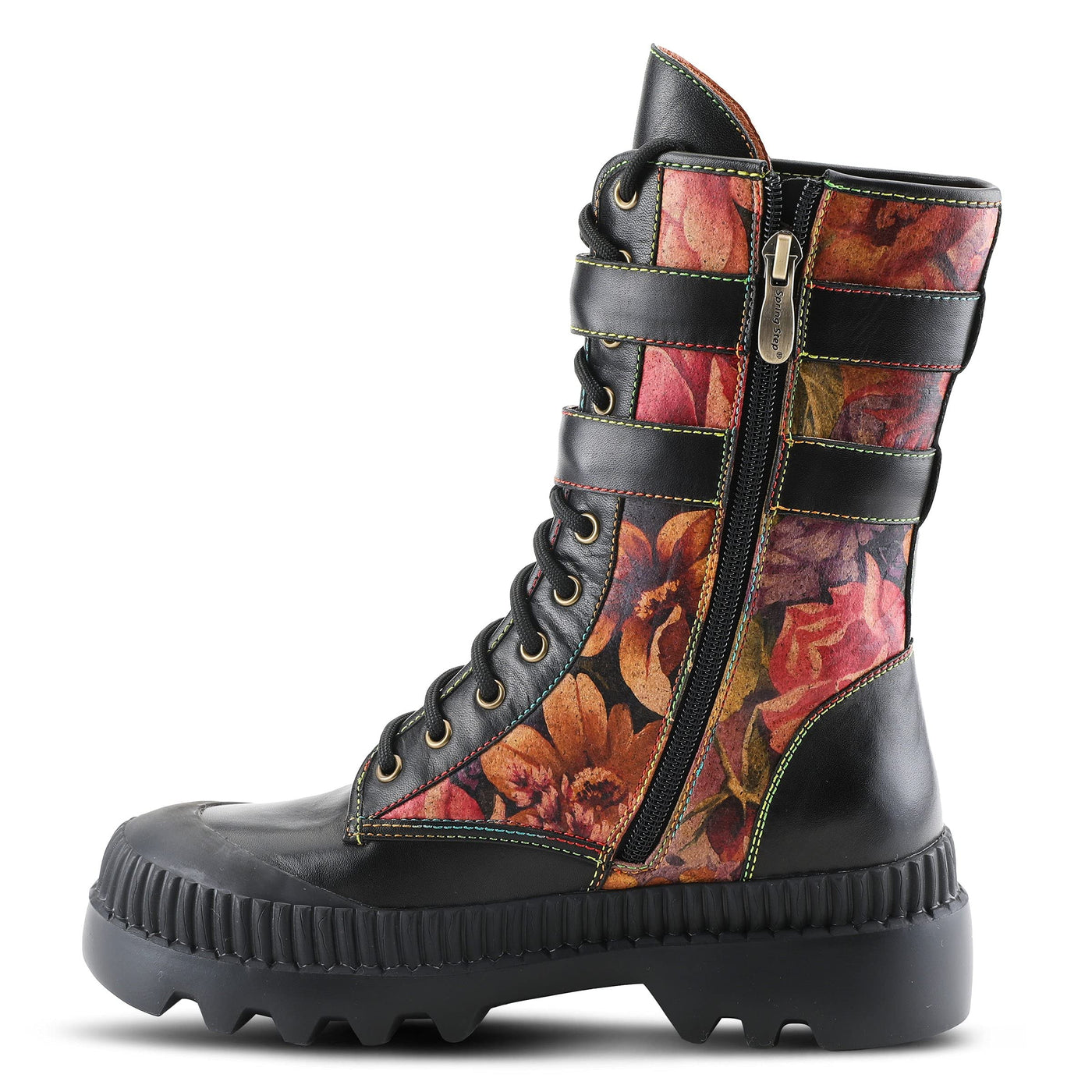 Spring Step L'Artiste Women's Force Bootie Black Multi EU 38 / US 7.5-8