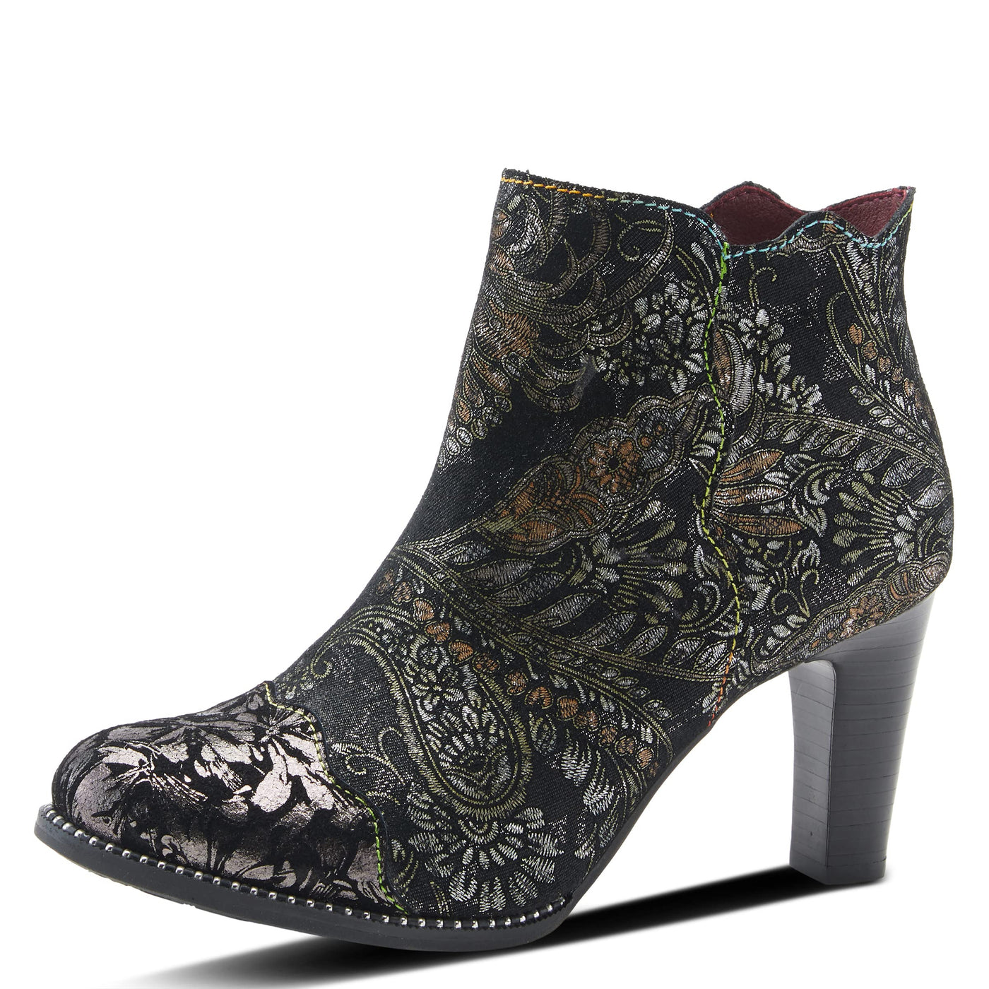 L'Artiste by Spring Step Women's Smokinhot Fashion Boot, Black Multi, 8.5