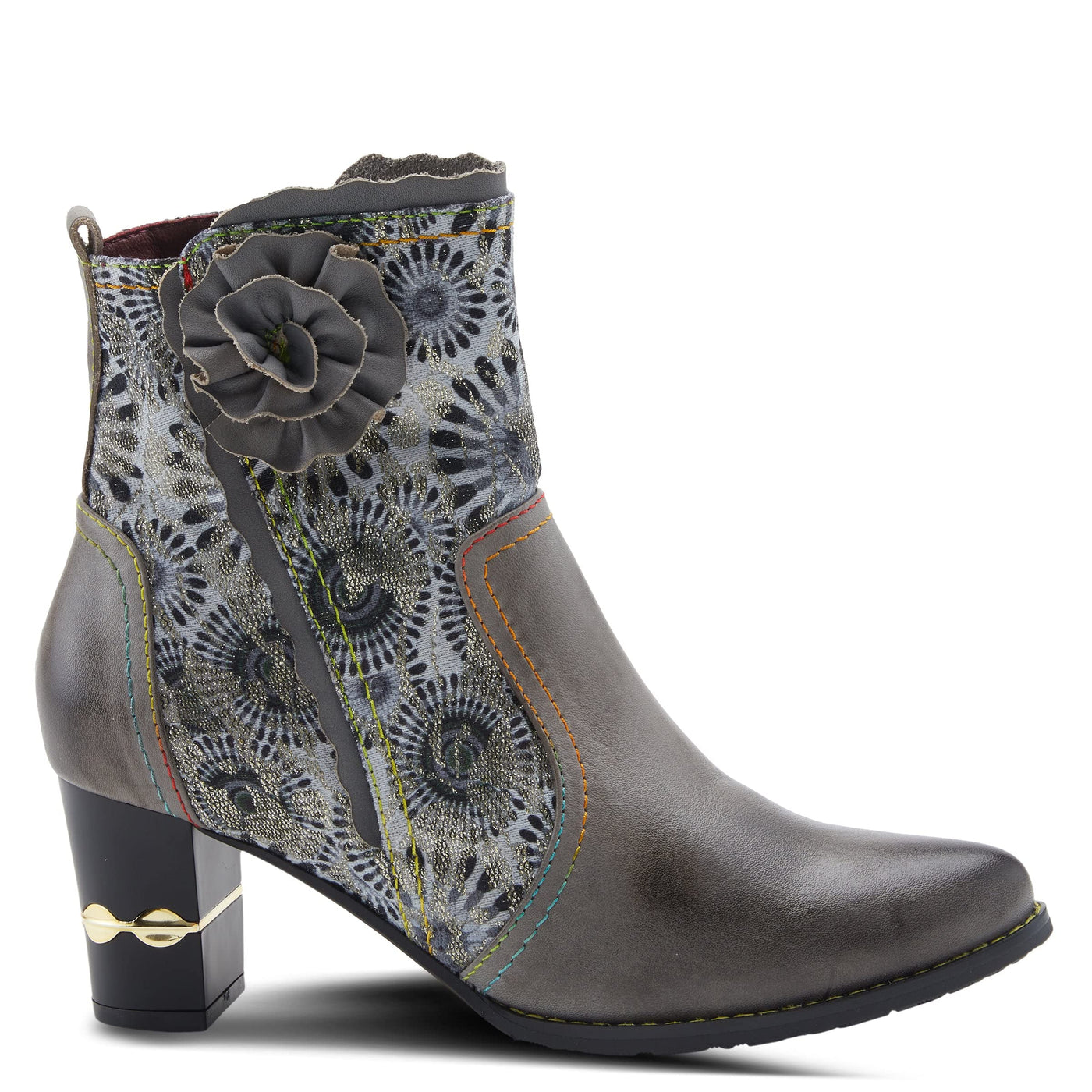 Spring Step L'Artiste Women's Femfatale Boots Grey Multi EU 38 / US 7.5-8