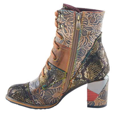 Spring Step L'Artiste Women's Aboot Boots Tan Multi EU 39 / US 8.5