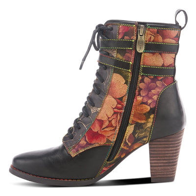 Spring Step L'Artiste Women's Harmonia Bootie Black Multi EU 38 / US 7.5-8