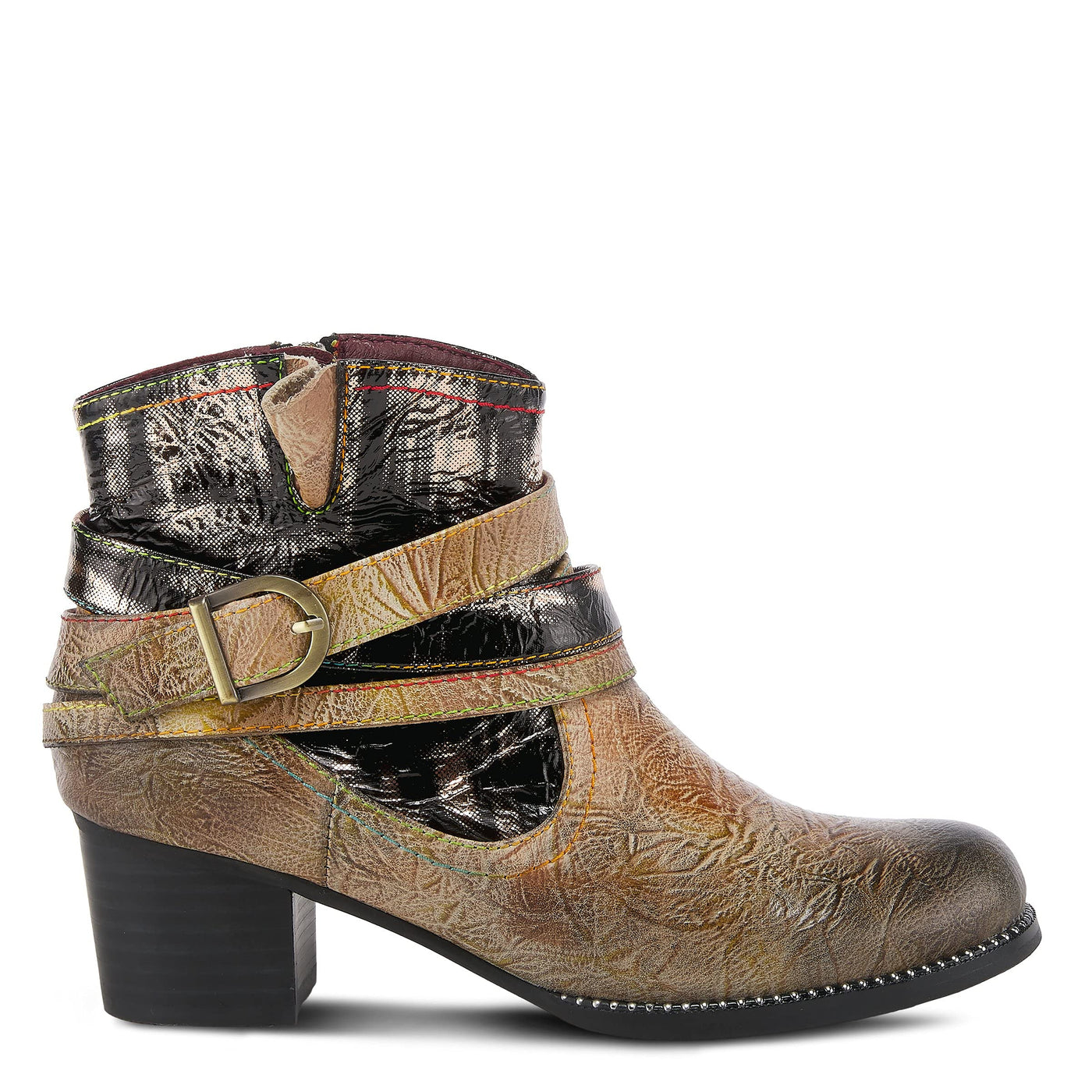 Spring Step L'Artiste Women's Zhamsha-Shine Brown Multi EU 38 / US 7.5-8