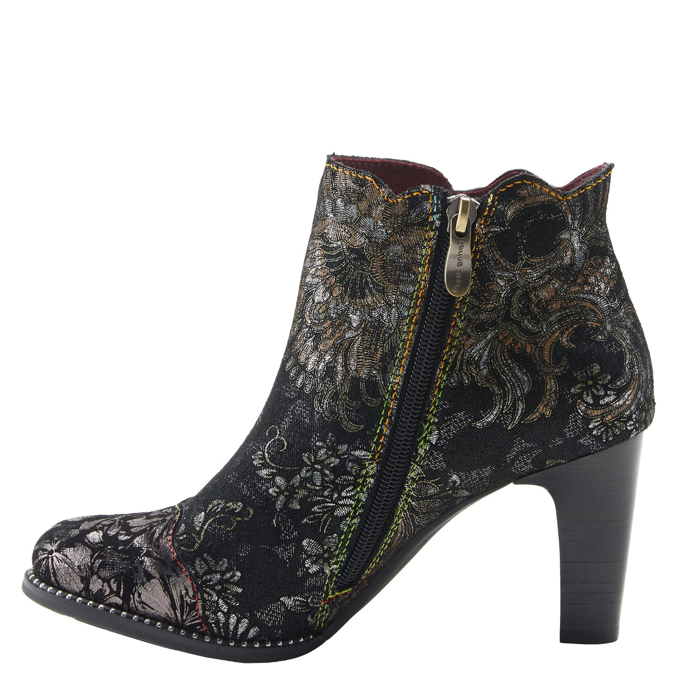 L'Artiste by Spring Step Women's Smokinhot Fashion Boot, Black Multi, 8.5