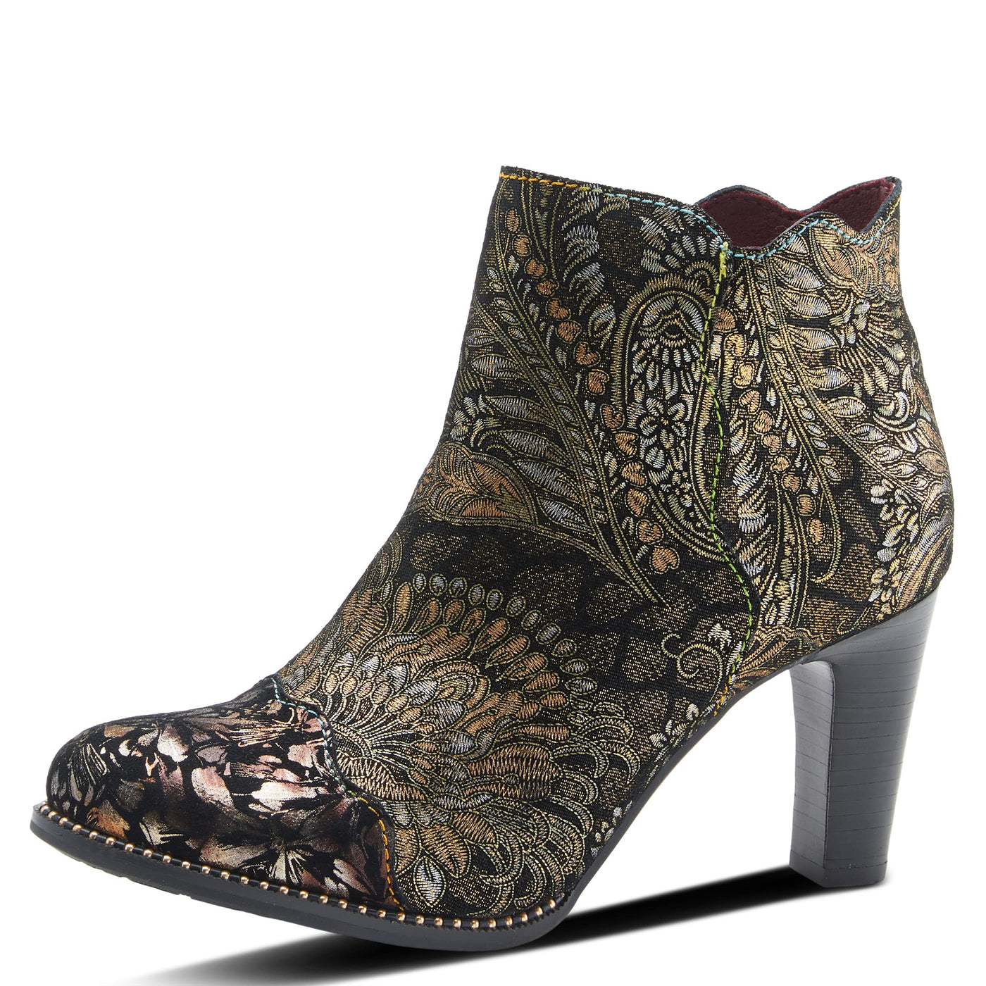 L'Artiste by Spring Step Women's Smokin Hot Fashion Boot, Bronze Multi, 9