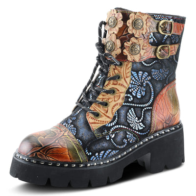 Spring Step L'Artiste Women's Limitless Bootie Tan Multi EU 41 / US 9.5-10