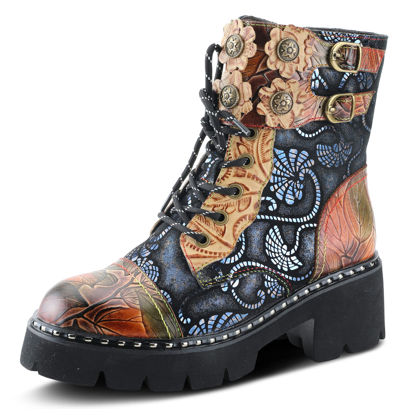 Spring Step L'Artiste Women's Limitless Bootie Tan Multi EU 39 / US 8.5