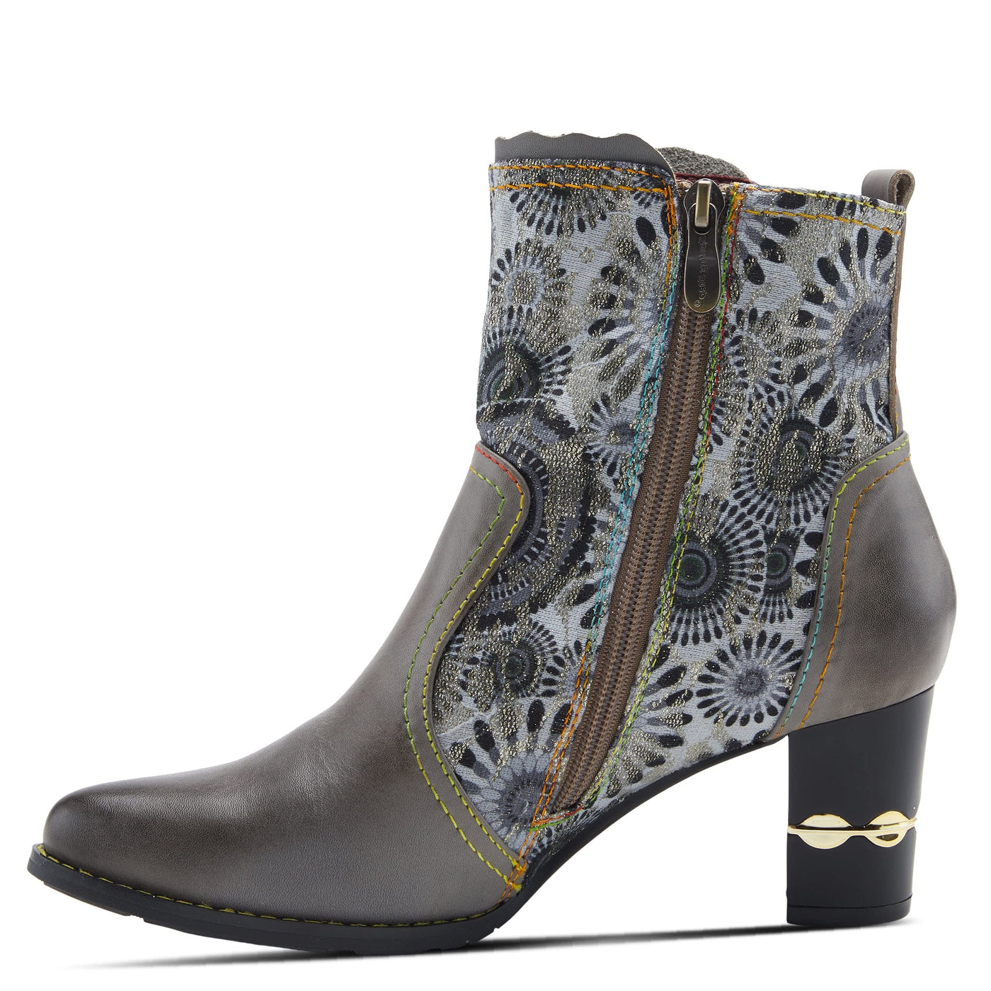 Spring Step L'Artiste Women's Femfatale Boots Grey Multi EU 38 / US 7.5-8