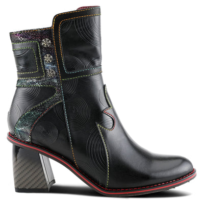 Spring Step L'Artiste Women's Thunderbird Bootie Black Multi EU 38 / US 7.5-8