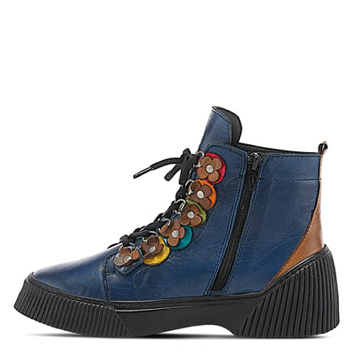 Spring Step Women's Yeba Blue Multi EU 38 / US 7.5-8
