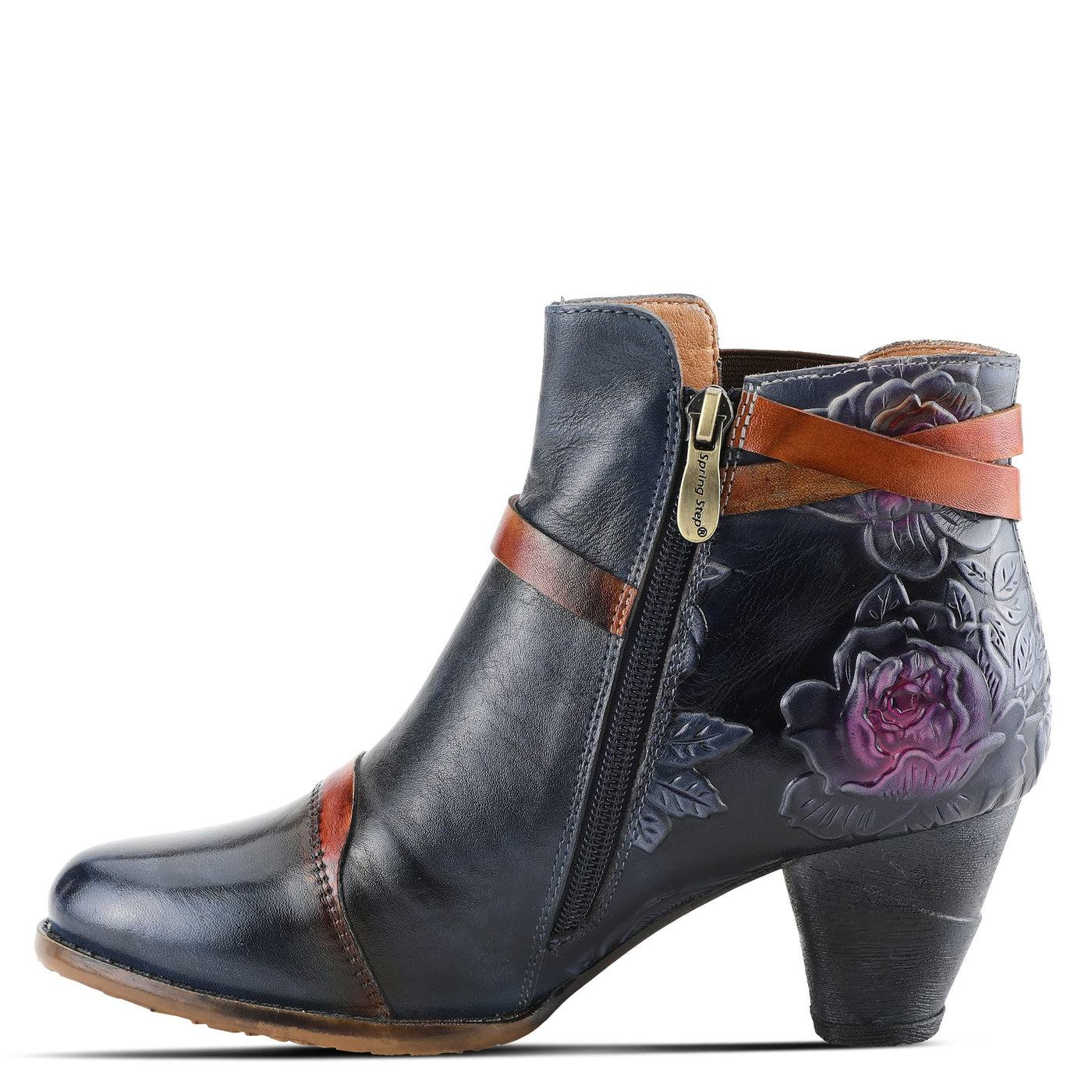 Spring Step L'Artiste Women's Beauti Bootie Navy Multi EU 41 / US 9.5-10