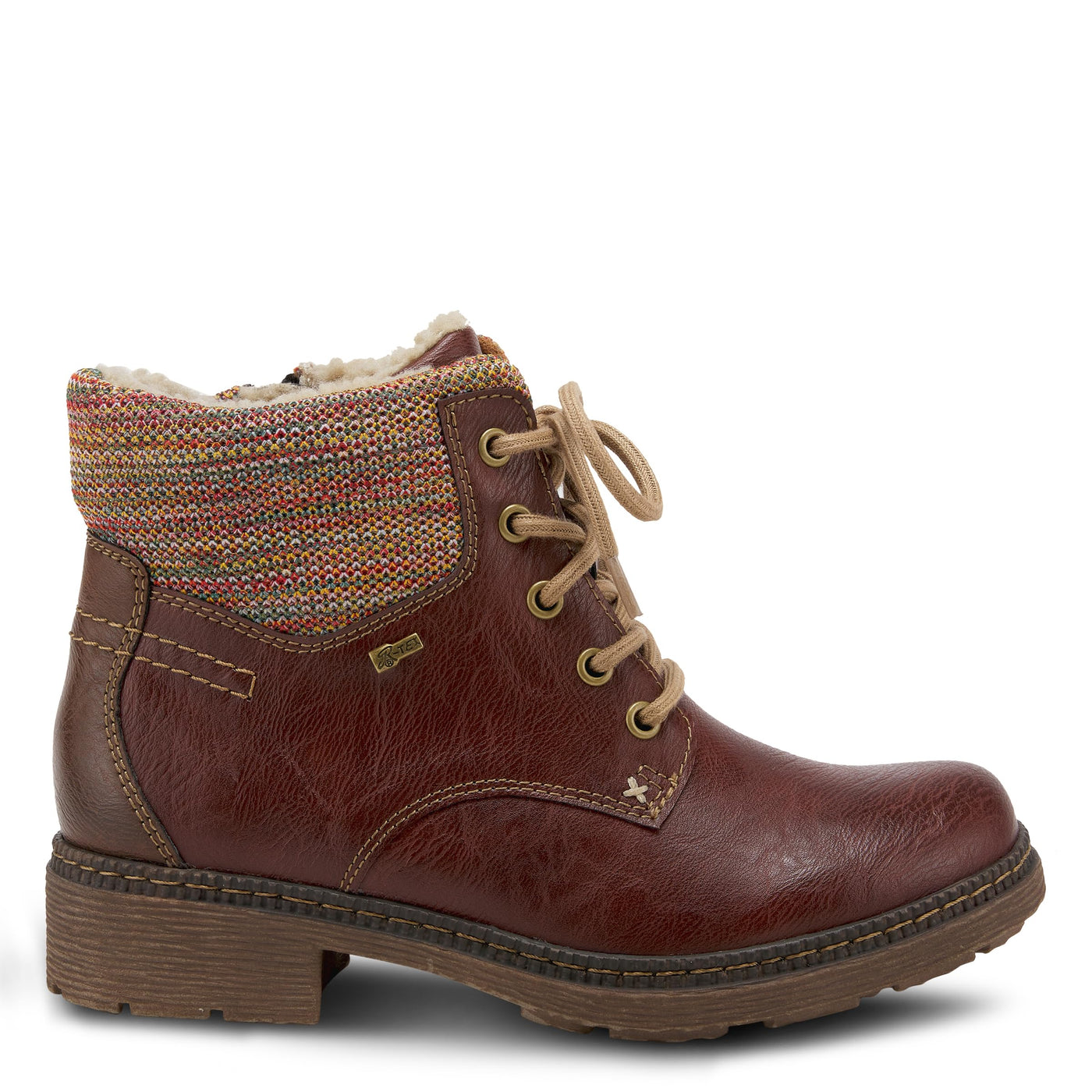 Spring Step Women's Marylee Combat Boot, Bordeaux, 38 M EU Medium EU (US 7.5 8 US)