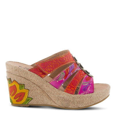 L'Artiste Women's Embrace Orange Multi 7.5 B(M) US