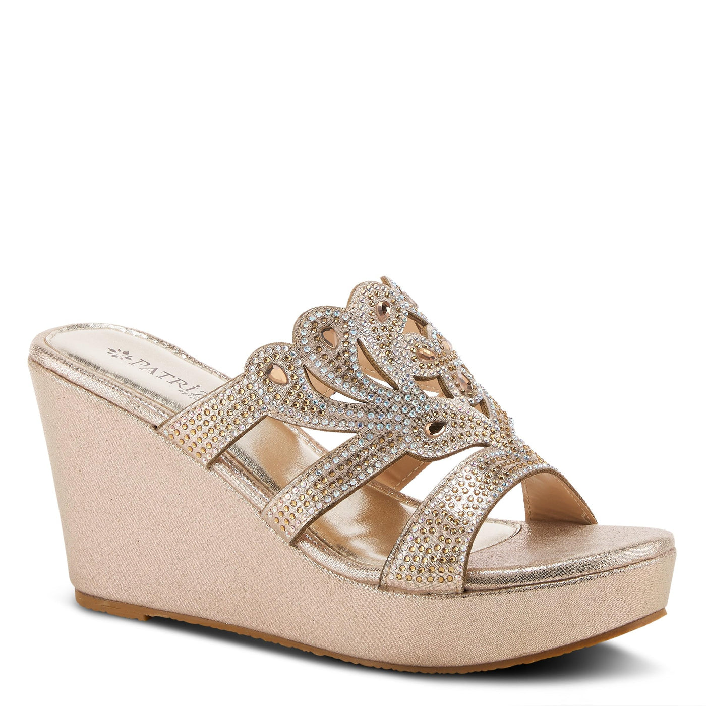 Patrizia Women's Randili Wedge Sandal, Gold, 9.5-10