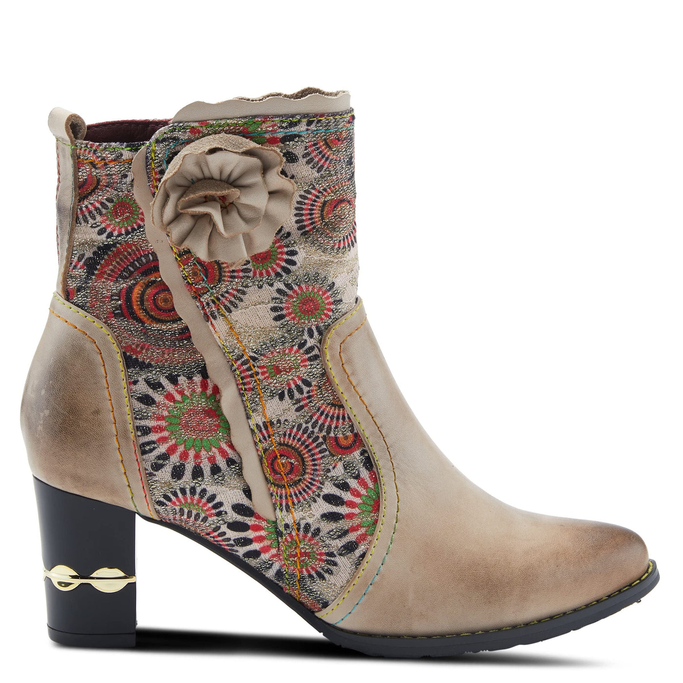 Spring Step L'Artiste Women's Femfatale Boots Beige Multi EU 41 / US 9.5-10